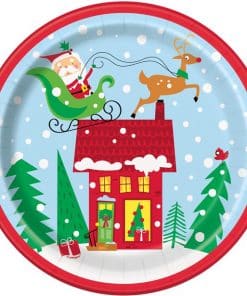 Oh What Fun Paper Party Plates