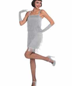 Silver Flapper Adult Costume