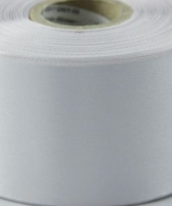 Silver Polyester Satin Ribbon