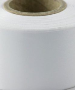 White Polyester Satin Ribbon