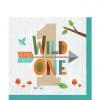 Woodland Animals Age 1 Napkins