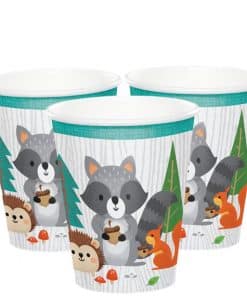 Woodland Animals Paper Cups