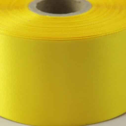 Yellow Polyester Satin Ribbon