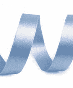 Wide Baby Blue Satin Ribbon Gift Wrapping Cake Ribbon