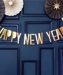 Happy New Year Letter Banner