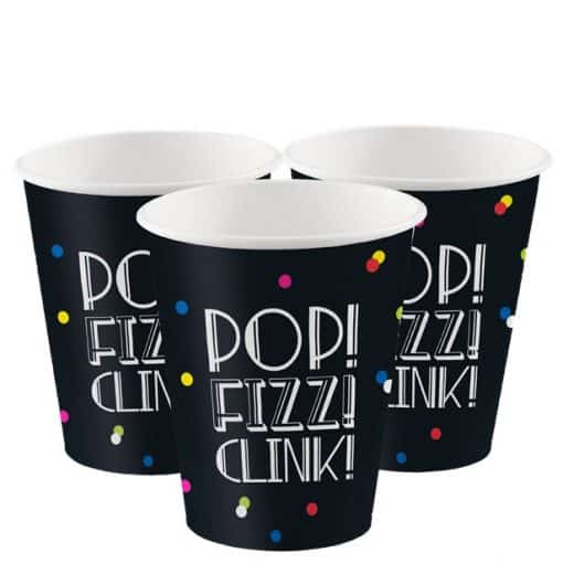 Neon Dots New Year Cups