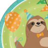 Sloth Party Paper Plates
