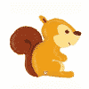 Woodland Squirrel Balloon
