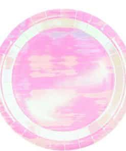 Iridescent Paper Plates, Cups & Napkins - Next Day Delivery