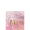 Oh Baby Pink Paper Beverage Napkins