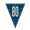80th Birthday Party Bunting