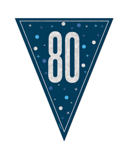 80th Birthday Party Bunting