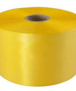 Extra Wide Yellow Satin Ribbon