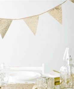 Gold Glitter Bunting