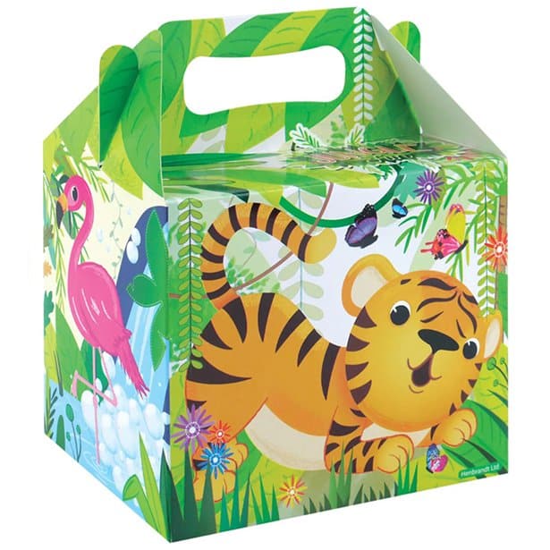 Jungle Party Box & Jungle Themed Paper Napkins Next Day Delivery