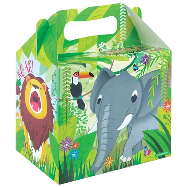 Jungle Party Box & Jungle Themed Paper Napkins Next Day Delivery