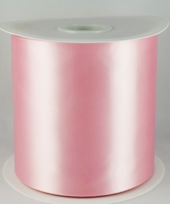 Extra Wide Baby Pink Satin Ribbon