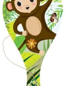 Alternative view of Jungle Paddle Bat & Ball - Great Party Bag Filler