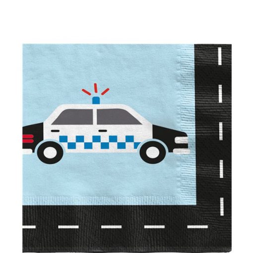 On the Road Party Paper Napkins