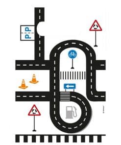 On the Road Paper Party Bags