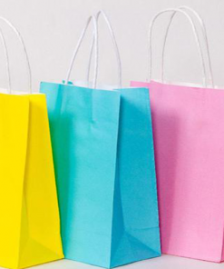 Metallic & Plain Colour Paper Bags