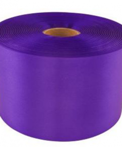 Purple 100mm Wide Ribbon
