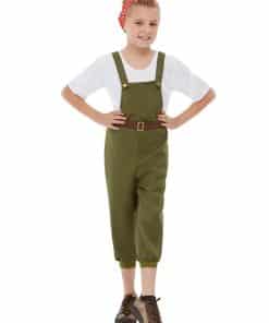 WW2 Little Land Girl Child Costume
