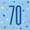 70th Birthday Themed Napkin