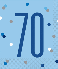 70th Birthday Themed Napkin