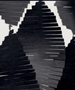 Black Paper Fringe Garland Party Decoration