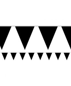 Black Paper Bunting