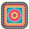 Boho Fiesta Square Shaped Paper Plates