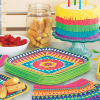 Boho Fiesta Square Shaped Paper Plates