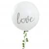 Botanical Hen Giant White Love Balloon Kit