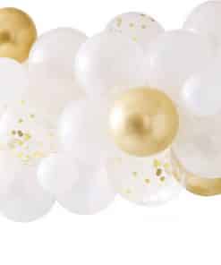 Botanical Hen Party Gold Foliage Balloon Arch