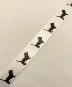 Alternative view of 5m Roll of Dog Breed Printed Ribbon - 15mm