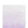 Gold & Lilac Ombre Napkins