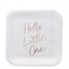 Hello Little One Paper Party Plates