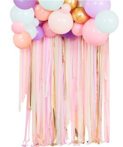 Pastel & Gold Balloon Garland Decorating Kit