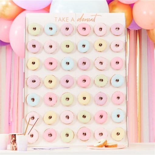 Pink & Rose Gold Doughnut Wall