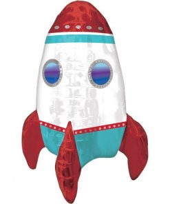Space Rocket Shaped Balloon