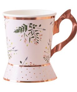 Pretty Floral Tea Party Paper Cups