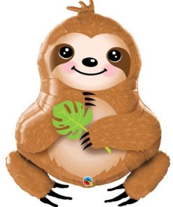 Smiling Sloth Party Balloon