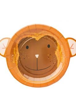 Snappy Monkey Paper Plates