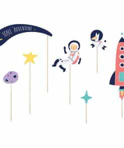 Space Cake Topper Decorations