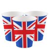 Union Jack Flag Printed Paper Cups