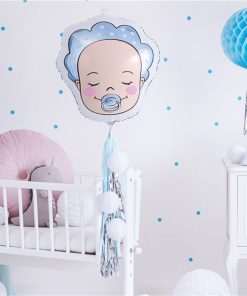 Baby Boy Face Shaped Party Balloon