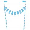 Baby Shower Mini Bunting Style Cake Topper
