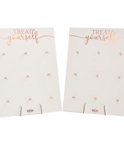 Botanical Wedding Copper Foiled Doughnut Walls