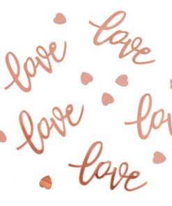 Copper Coloured Love Confetti